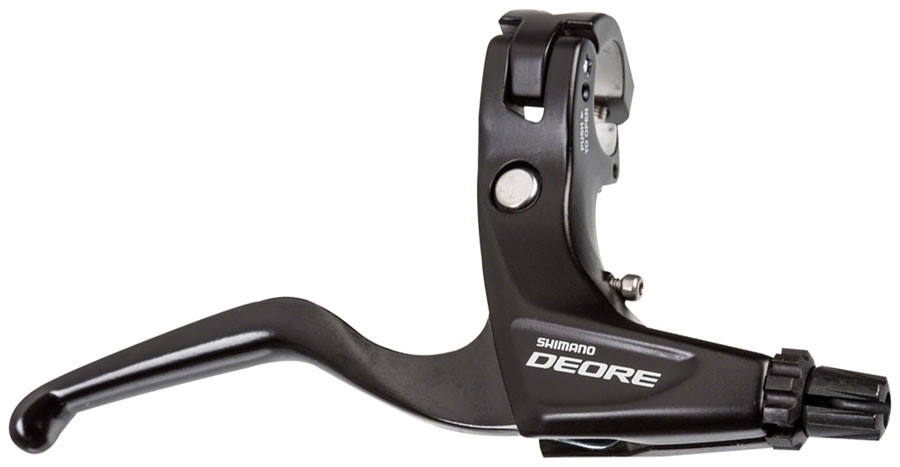 Shimano Deore BL-T610 Long Pull V-Brake Levers Pair I-Spec B Compatible, Black,