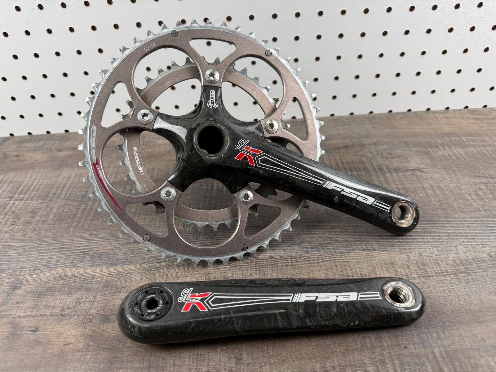 FSA SL-K Carbon Road Bike Crankset 50/36t Double Speed 110 BCD 172.5mm