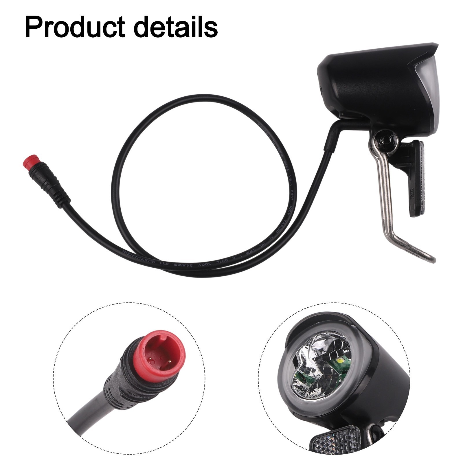 Bright Front Light for Electric Bicycle Waterproof 6 60V Voltage Range