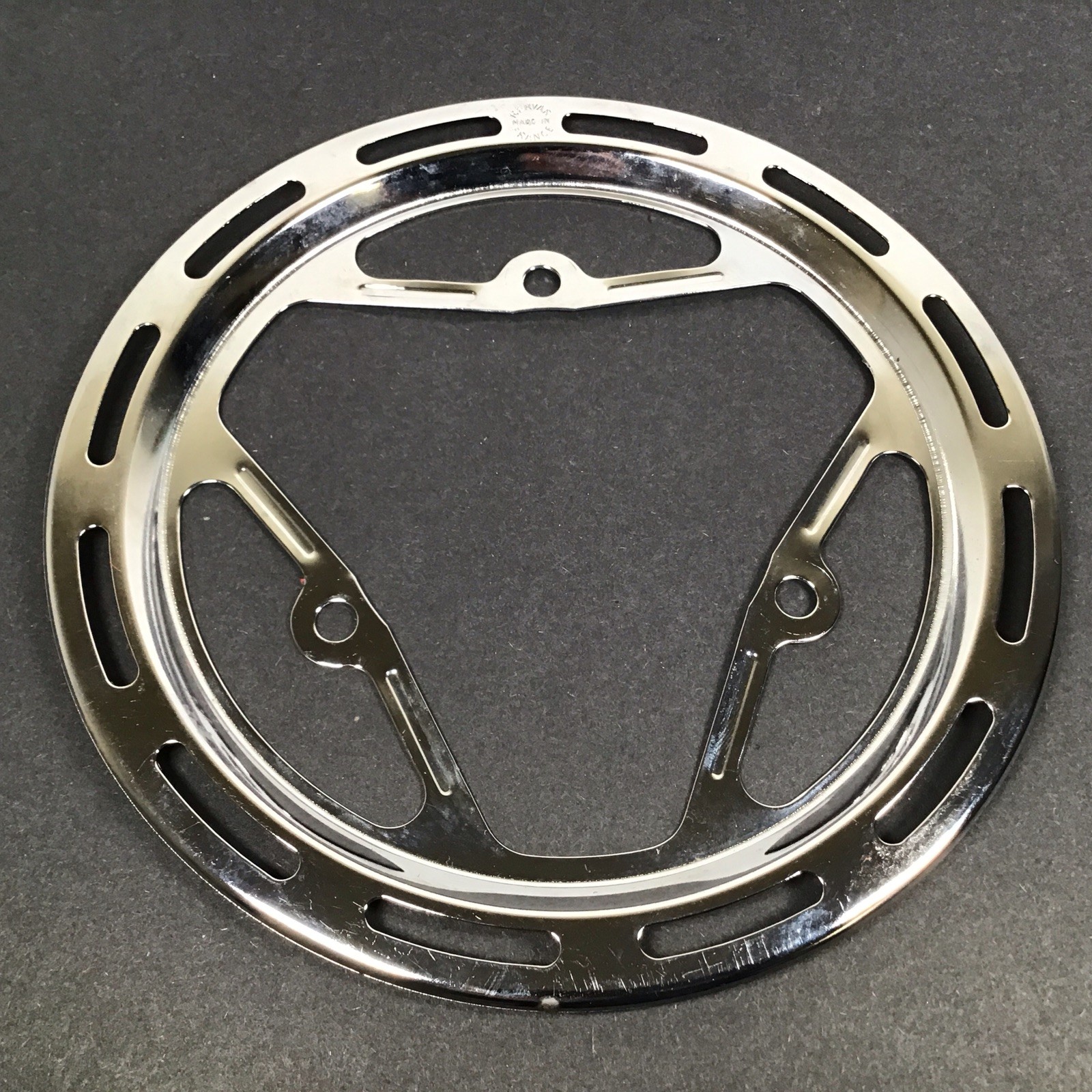 Nervar 3-Bolt Chainring Guard Protector NOS Chromed Steel NOS Vintage Peugeot