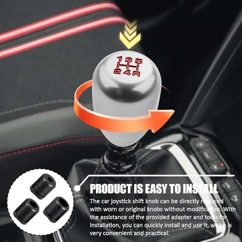 Silver Aluminum Alloy Shift Knobs for Gear Shifts