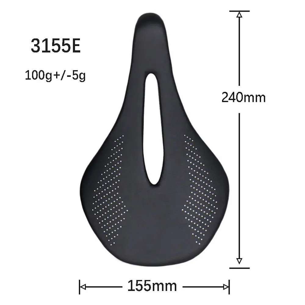 Super Light Carbon Saddle 240X143/155Mm 96G MTB Road Bike Leather Cushion Cyclin