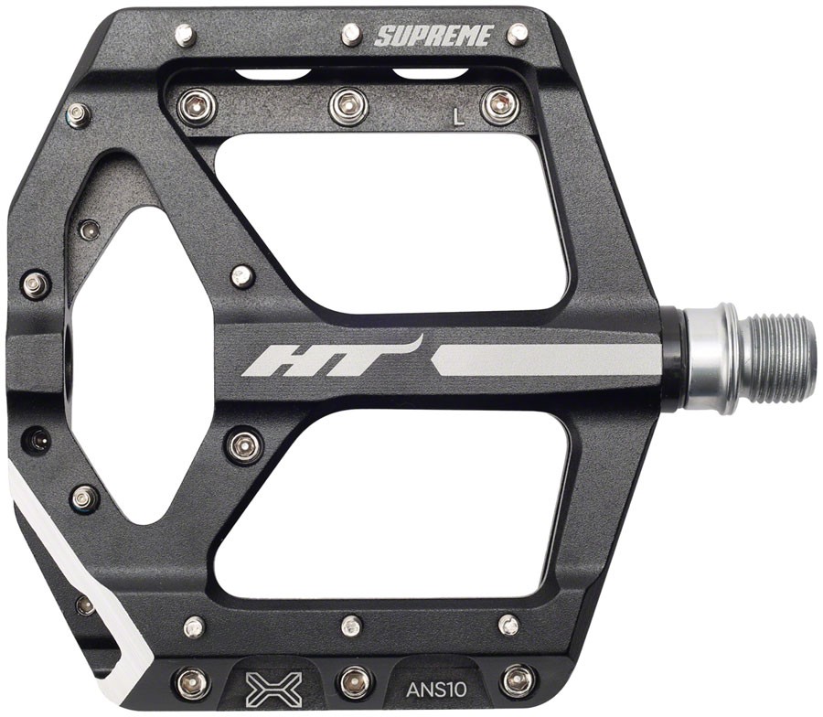 HT Components ANS10 Aluminum Platform Pedals – CNC Machined, 9/16″ Spindle,