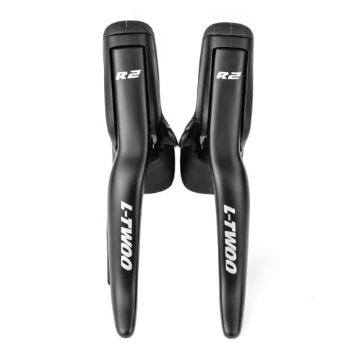 L-TWOO Road Bike Shift and Brake Levers 2×7 to 2×10 Speed Compatible Shimano