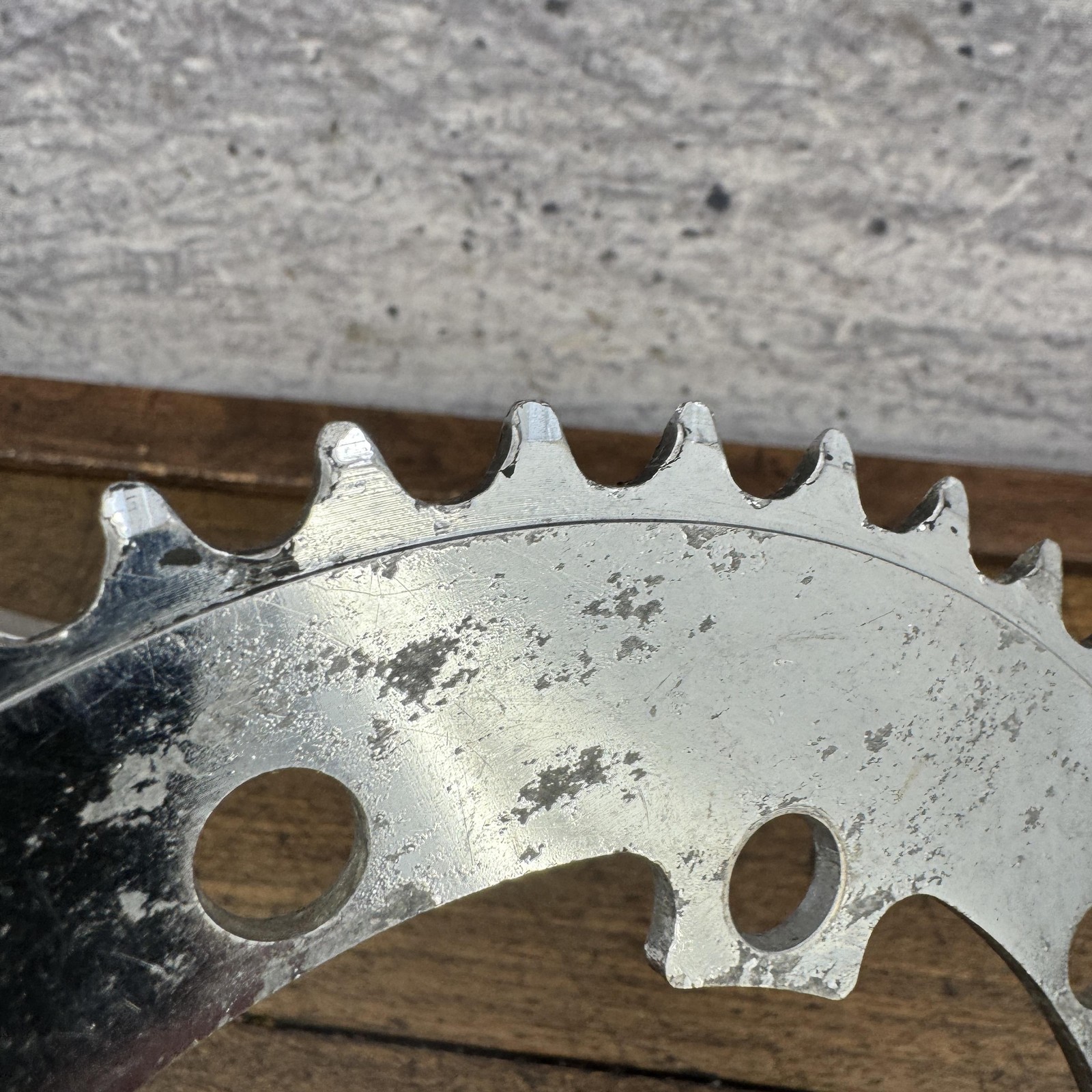 Vintage Sugino 43T BMX Chainring 110 BCD Chrome Old School 80s Japan 43 Tooth