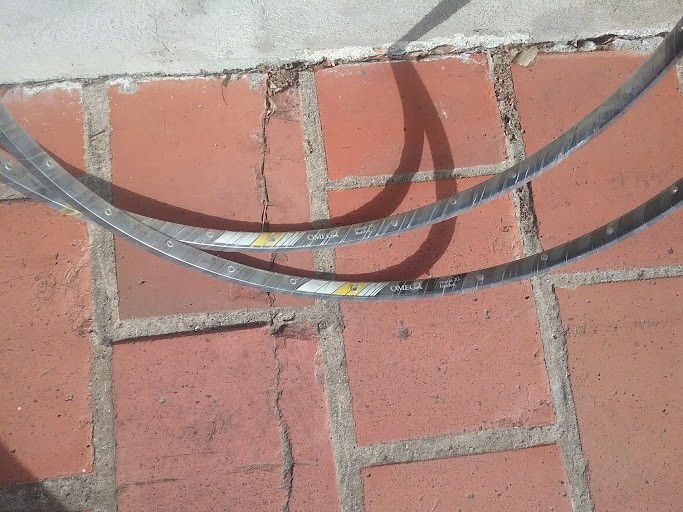 NOS Campagnolo Omega Strada XL Hardox clincher rims – 28 hole – NIP