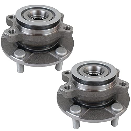 Pair 513298 Front Wheel Hub and Bearing Assembly Compatible with 2008-2013