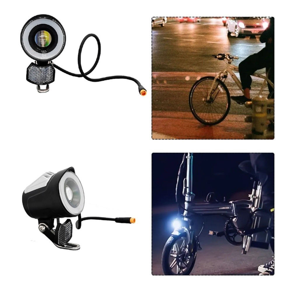 For Safe Night Riding LED Bicycle Headlight Lightweight 112g Construction