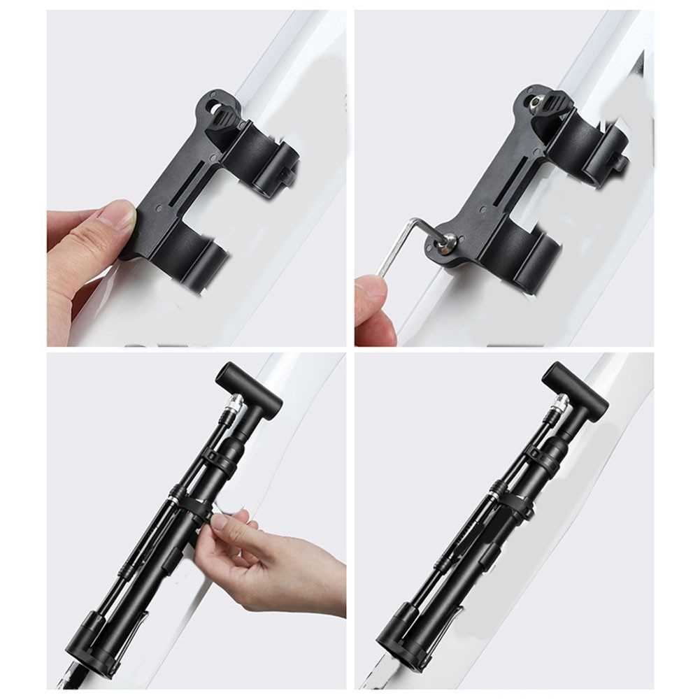 Portable Bike Pump with 120PSI Capability for Road and Mountain Biking