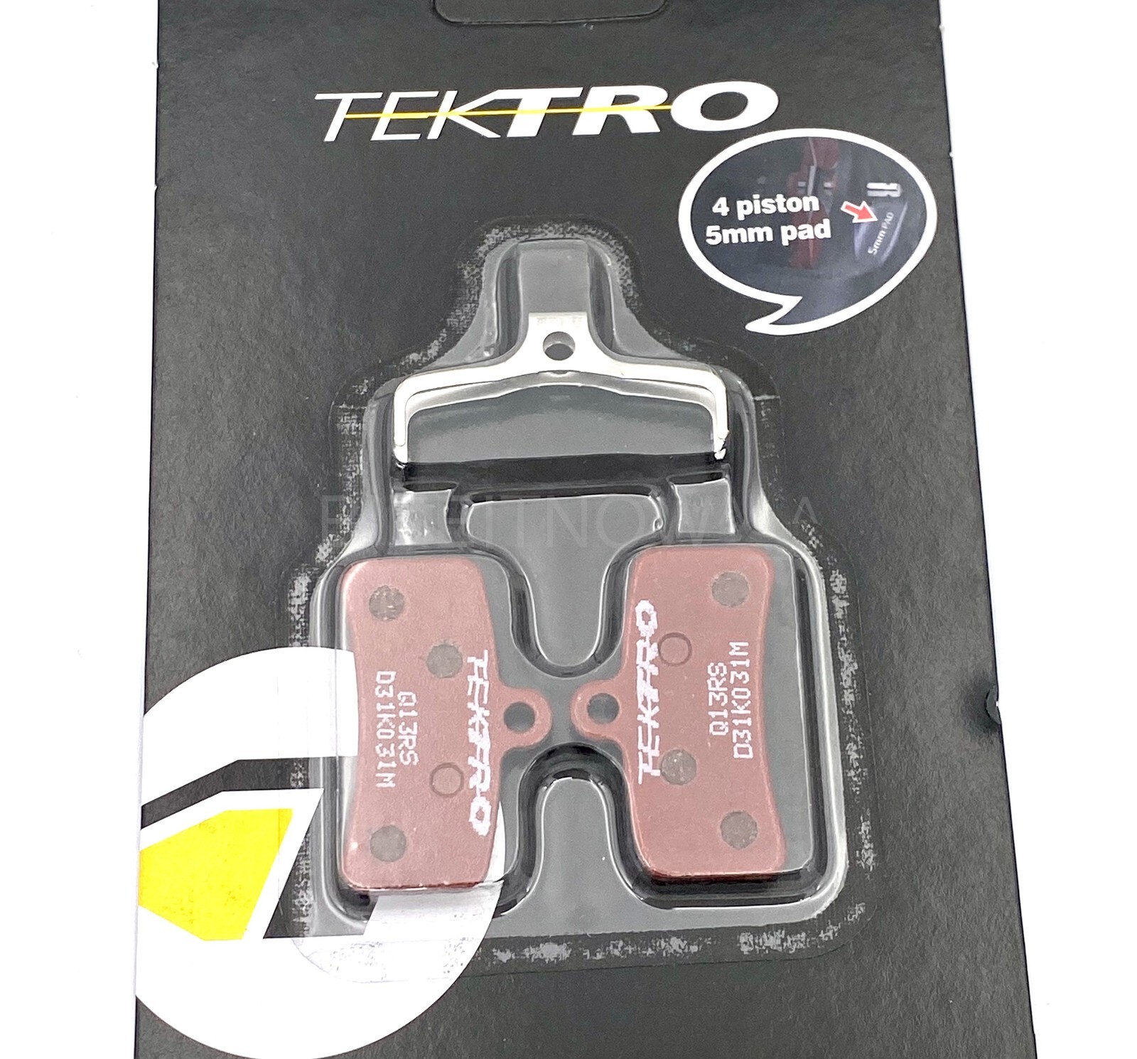 2x Tektro Q13RS Disc Brake Pad – Resin, 5mm HD-E745, HD-E740, HD-T745, HD-T740