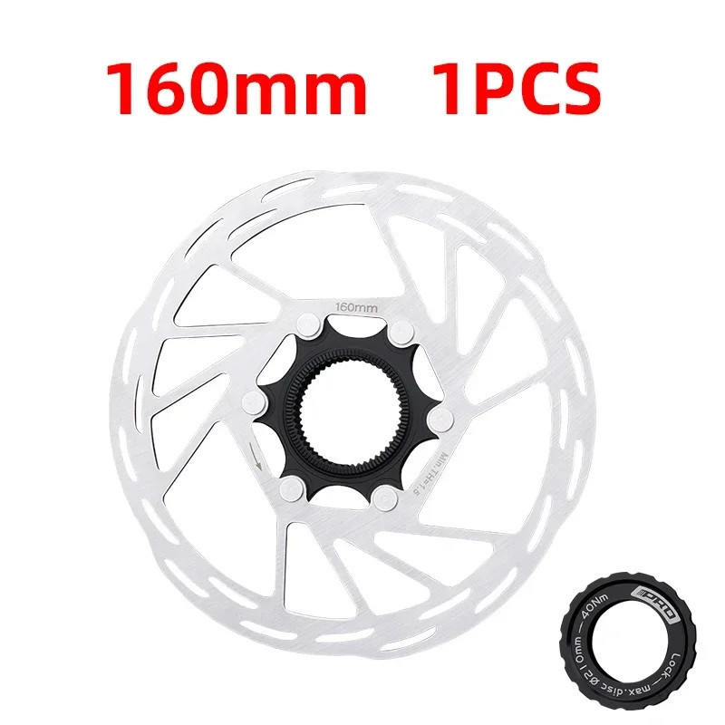 IIIPRO Bicycle Center Lock Bicycle Brake Rotor 140Mm/160Mm/180Mm/203Mm Road Bike