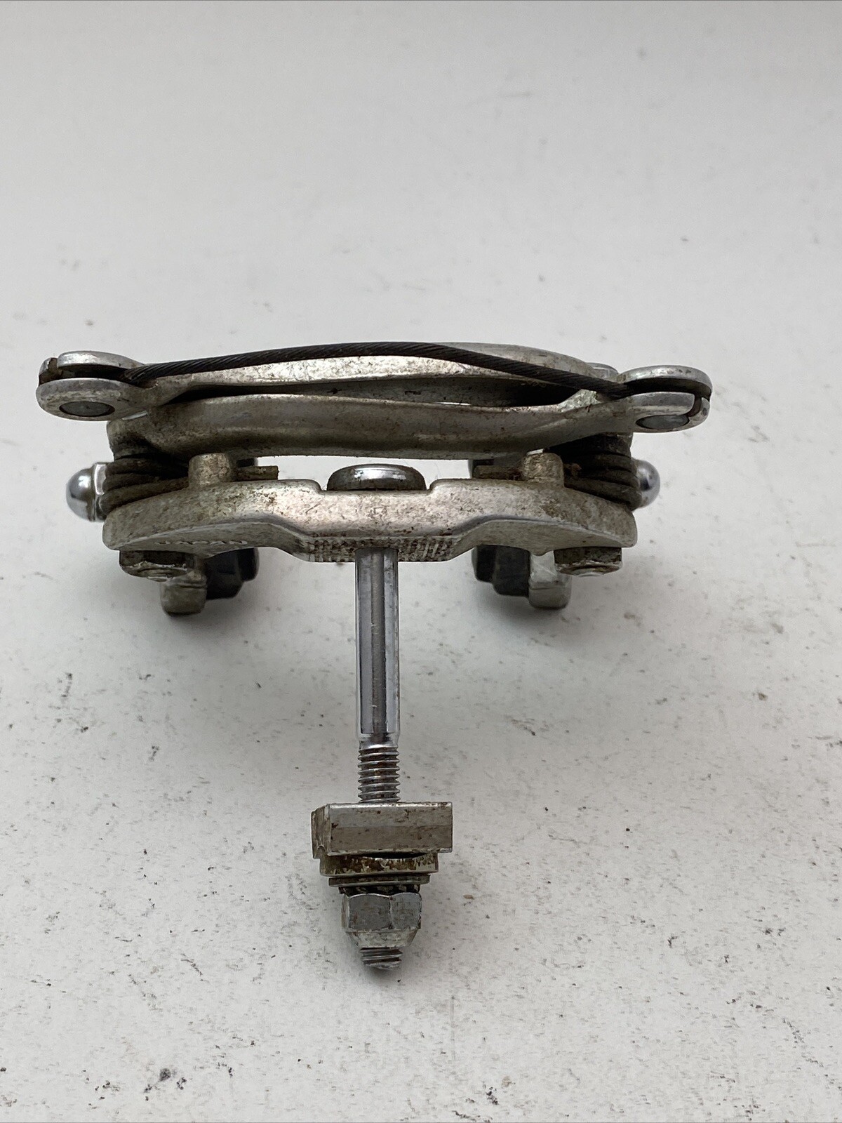 Vintage Shimano Tourney Center Pull Brake Caliper Nutted Silver Race Front A04