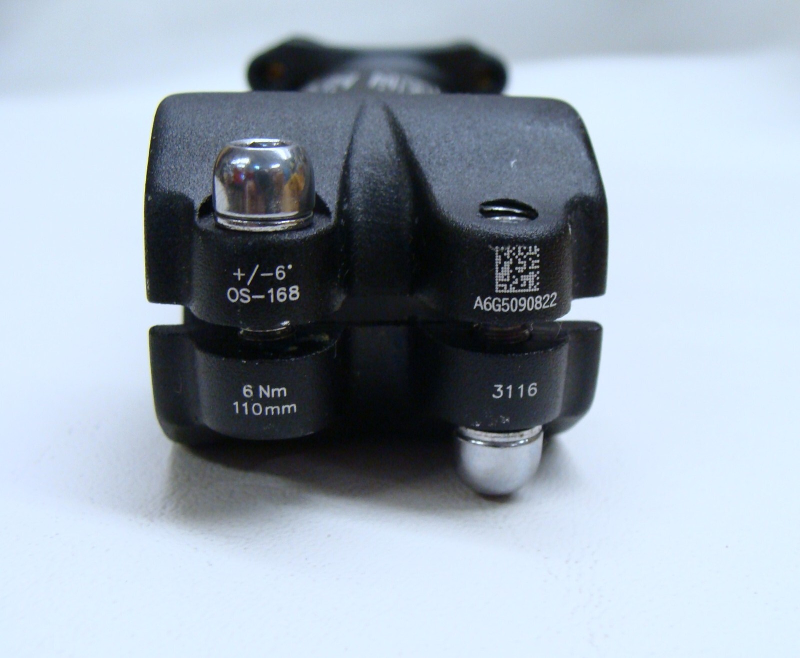~ Nice FSA OS 168 Threadless Alloy Bicycle Stem 110mm 31.8 , +/- 6° Black ~