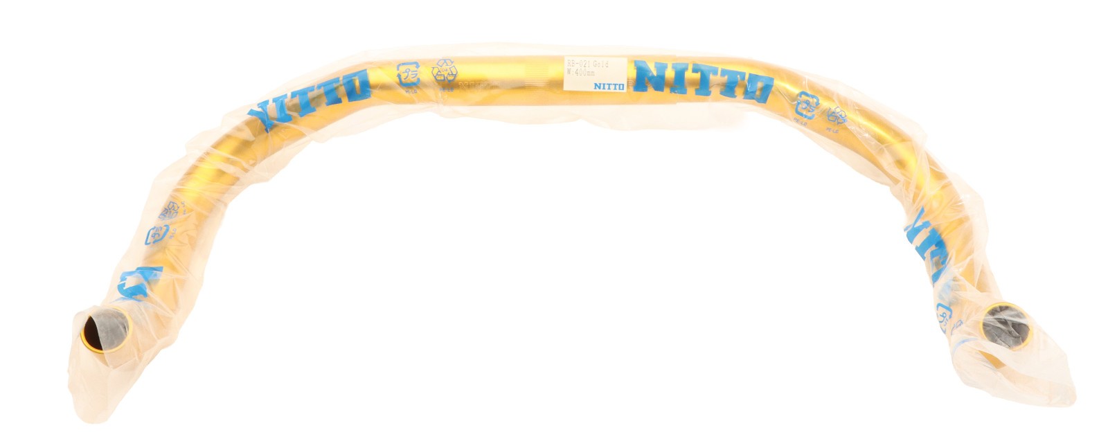 Nitto RB-021 Bullhorn Handlebar Gold 26.0mm Clamp x 40cm Width NOS NEW