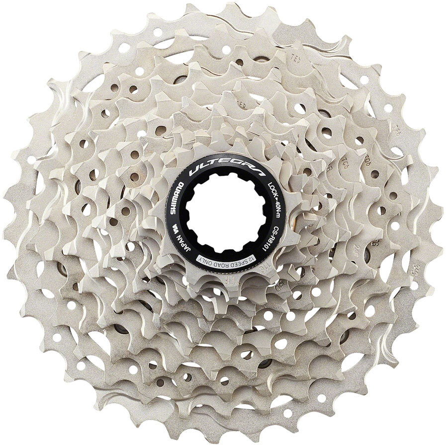 Shimano Ultegra CS-R8101 Cassette – 12-Speed, 11-34t, Silver