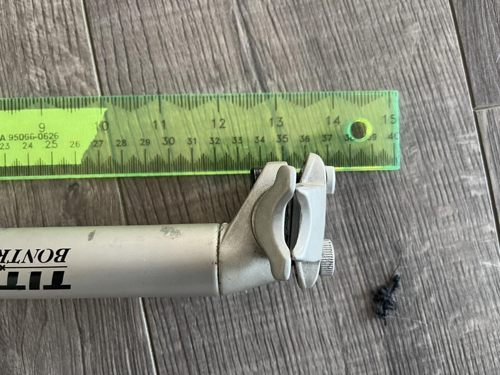 1995 Bontrager Titec Aluminum MTB Seatpost Micro-Adjust 27.2mm Silver