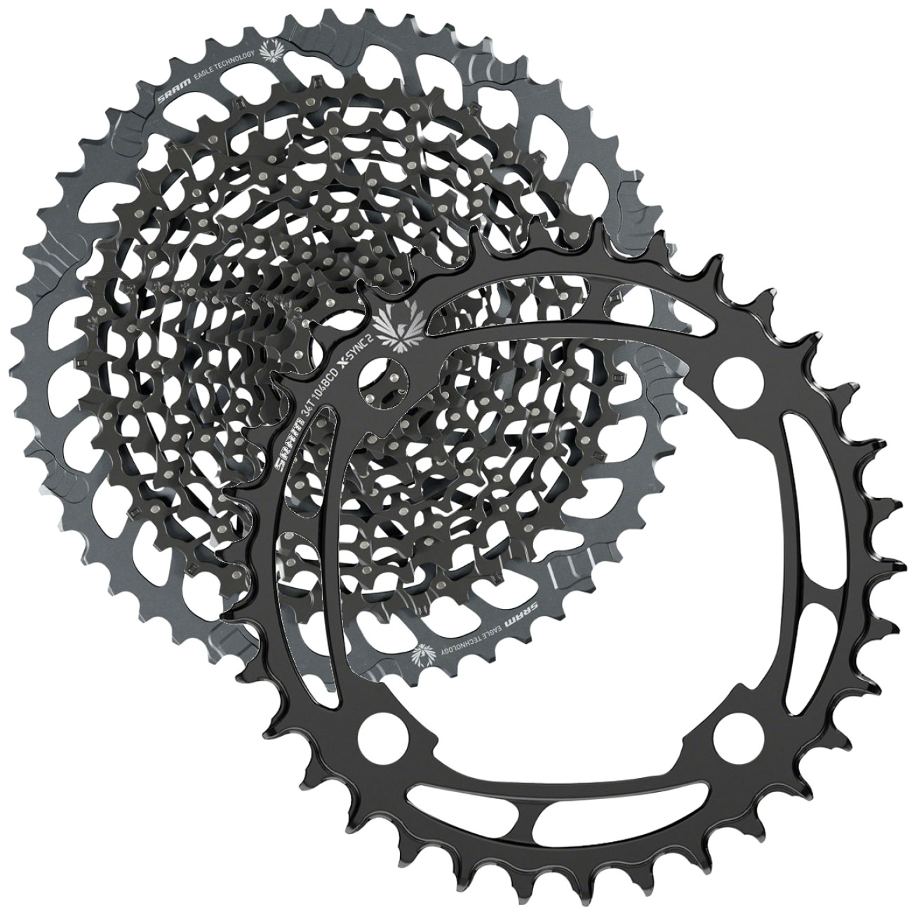 SRAM Eagle GX 12-Speed XG-1275 Cassette & X-Sync 2 34t Chainring –