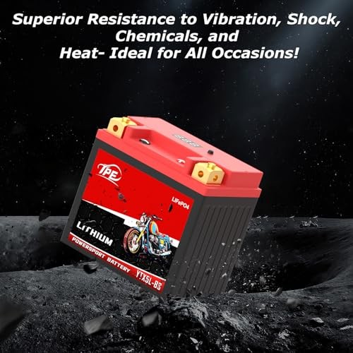 Lithium Battery 12V4AH 320CCA for Motorcycles & ATVs – Smart BMS, LCD YTX7L-BS