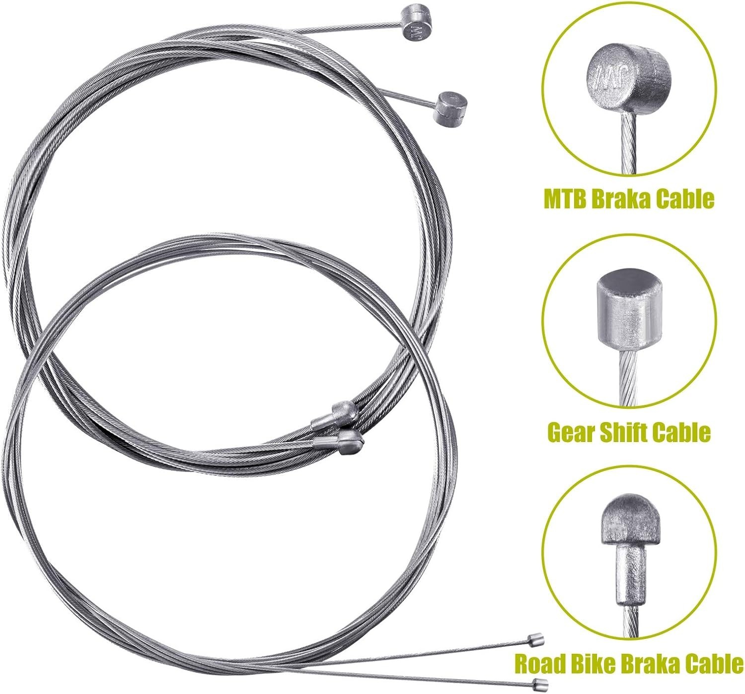 High-Quality 2.5m Brake and Shifter Cable Housing Kit for All Bicycle Types