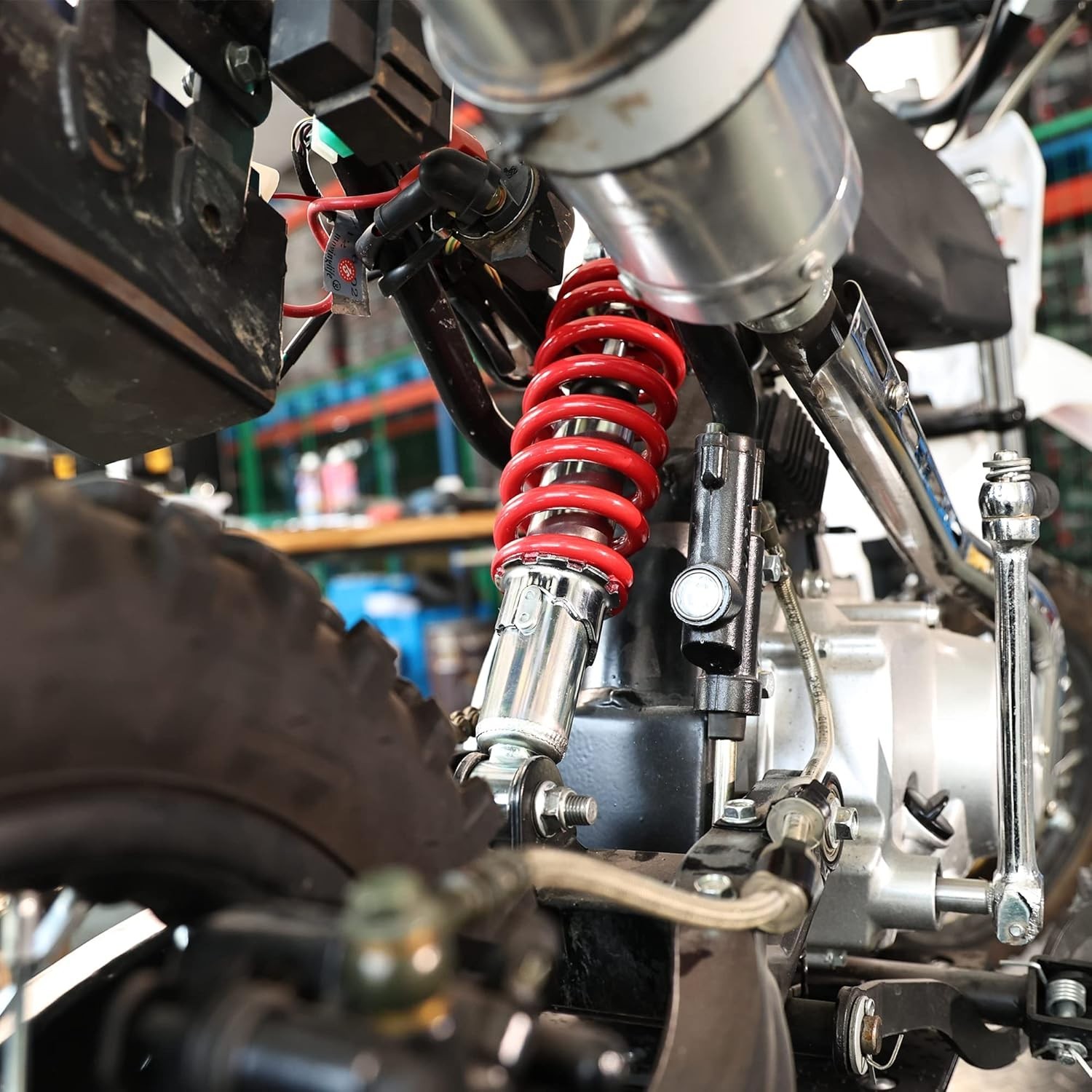 260mm Rear Shock, 10-1/4″ Mono Shock Adjustable Replacement for SDG SSR Lifan…