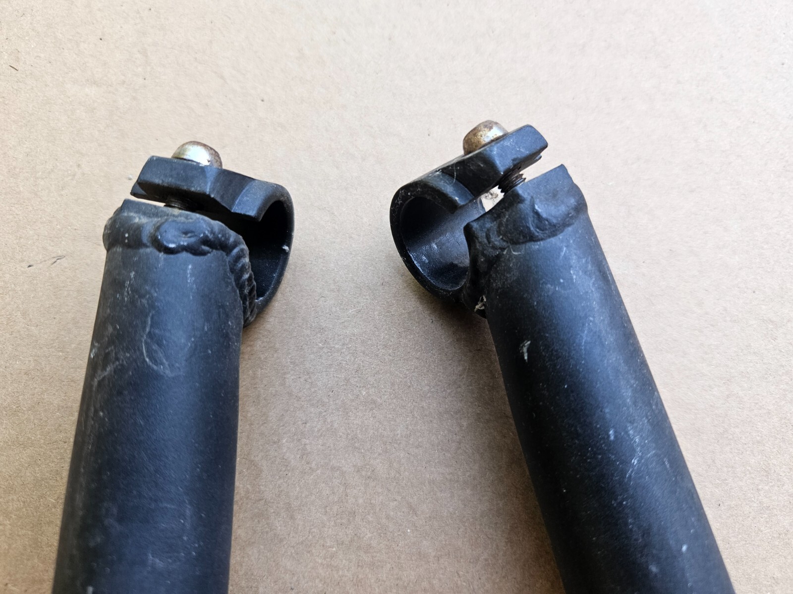 Vintage 90s Marin Oversized Mountain Bike Bar Ends 5″ Long 22.2mm Clamp Black