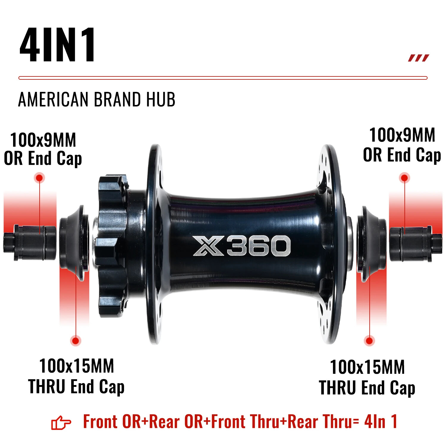 360T Noise Hub 8 Pawls 3 Ratchet 32H Sealed Bearings Bike Wheel Hub HG 8-11S