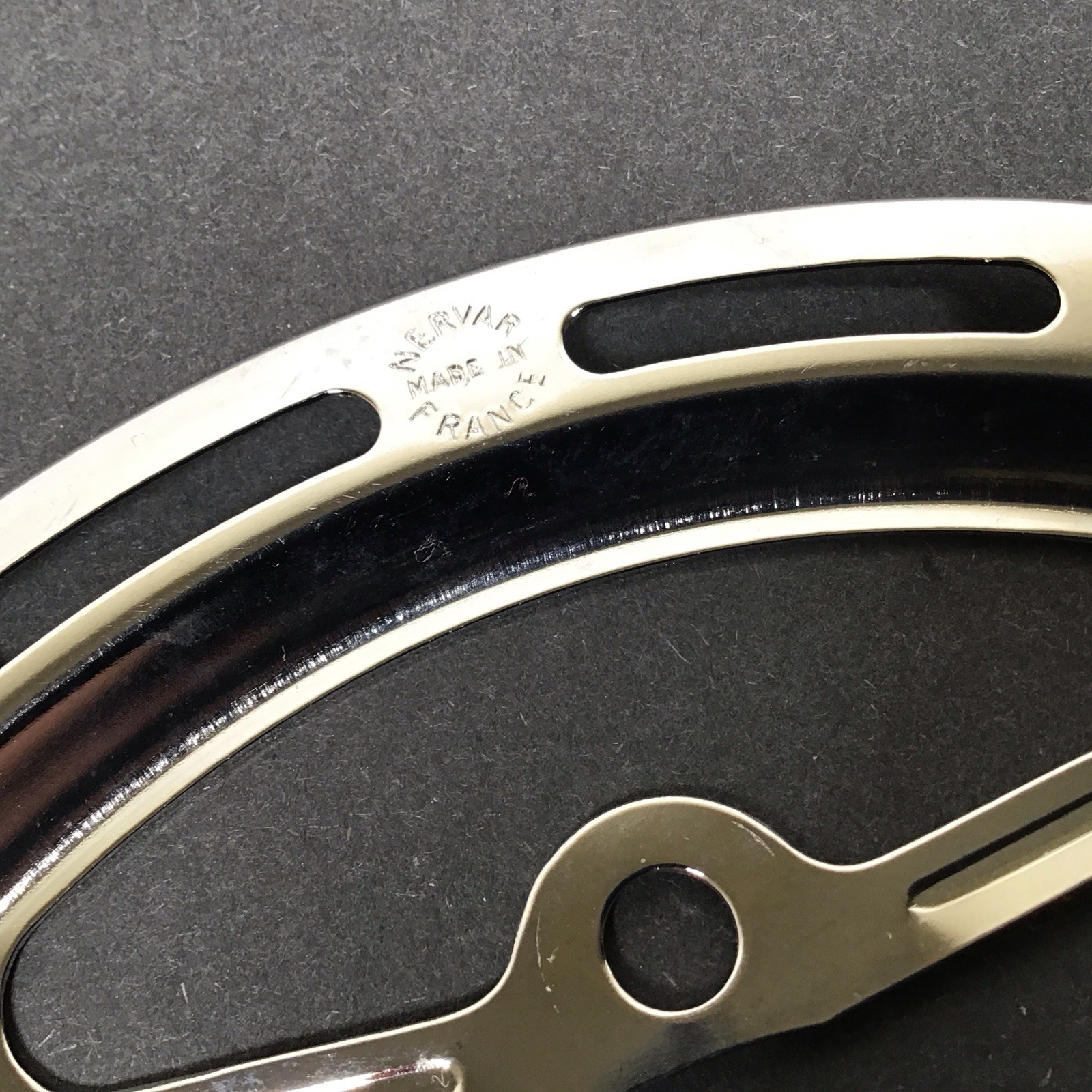 Nervar 3-Bolt Chainring Guard Protector NOS Chromed Steel NOS Vintage Peugeot