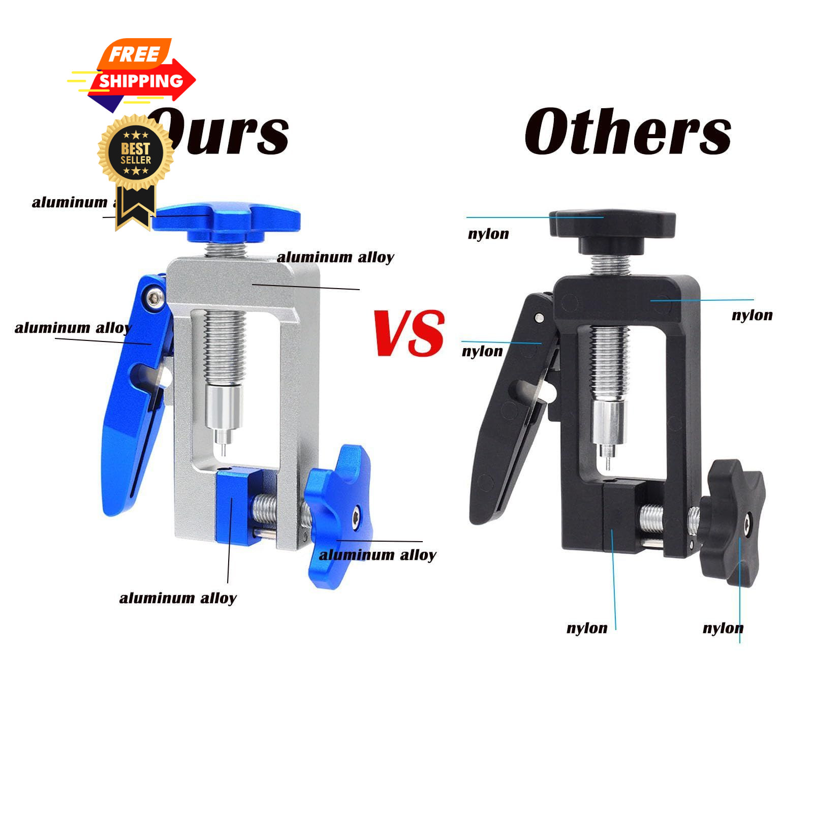 Lyshujli 2 in 1 Bike Hydraulic Brake Hose Line Cutter and Blue