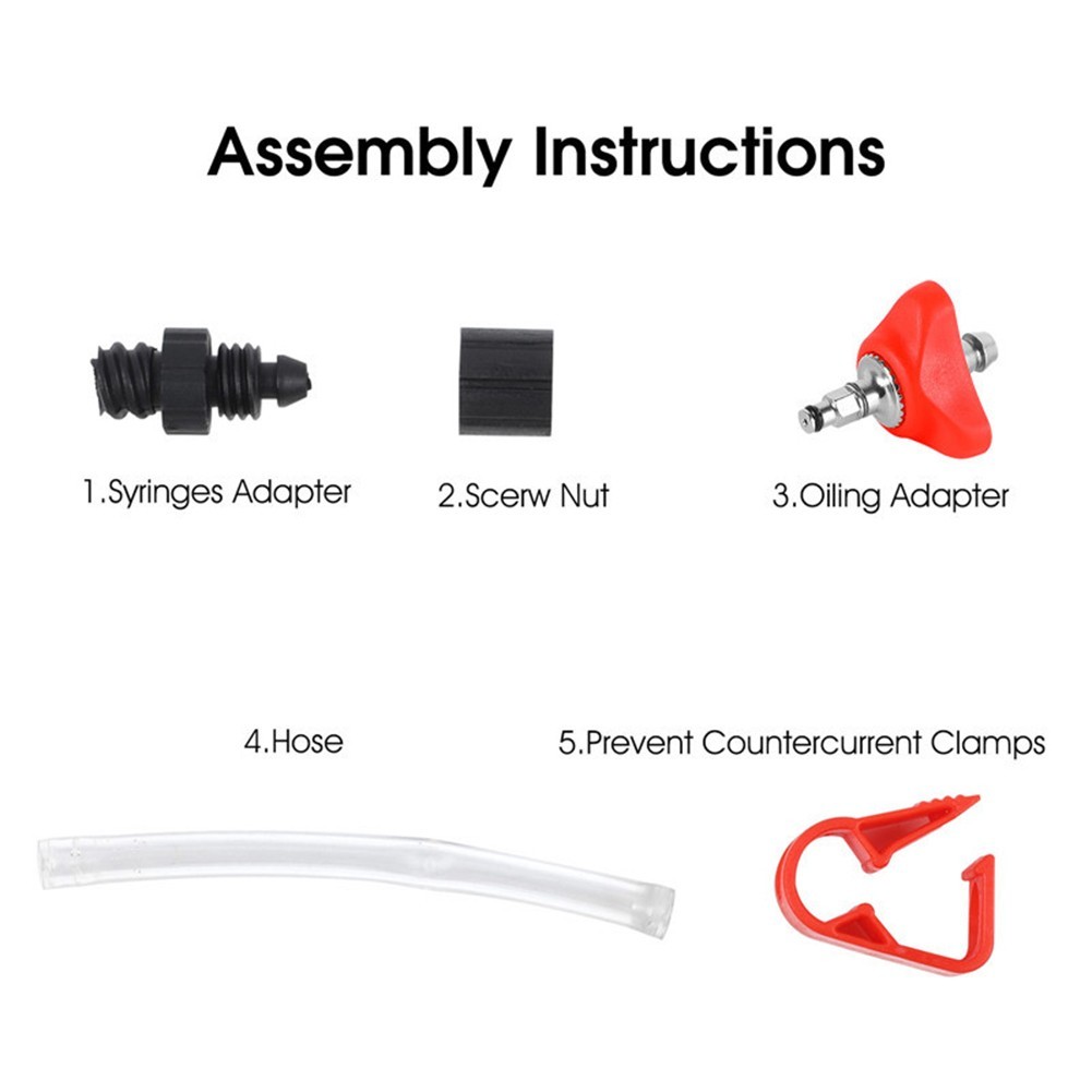 Bike Oil Hose Kit Bleeding Tube Hydraulic Brake Replacement 11 Cm Length