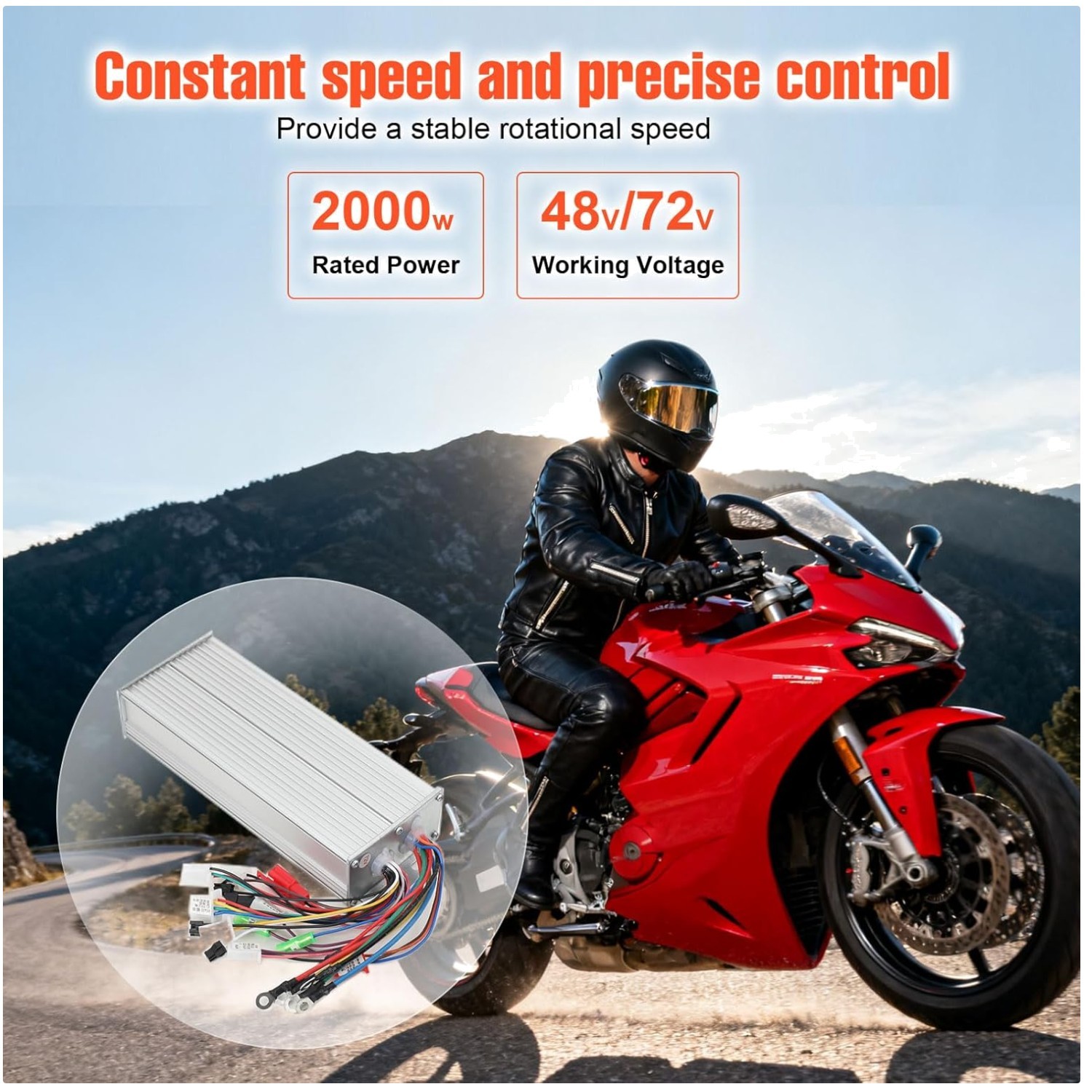 Electric Bicycle Speed Controller 2000W for E-Bike & Scooter