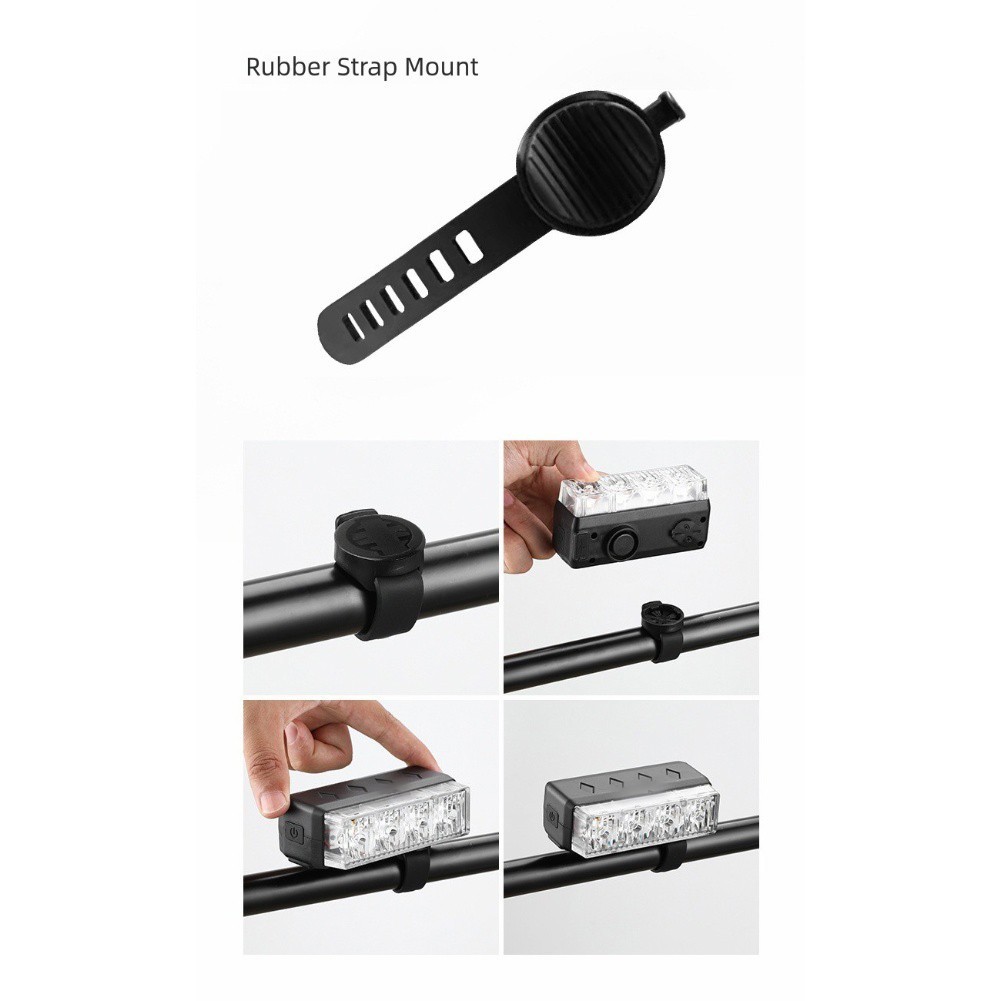 Adjustable Light Modes Cycling Safety LED Bike Light 120dB Volume Controller