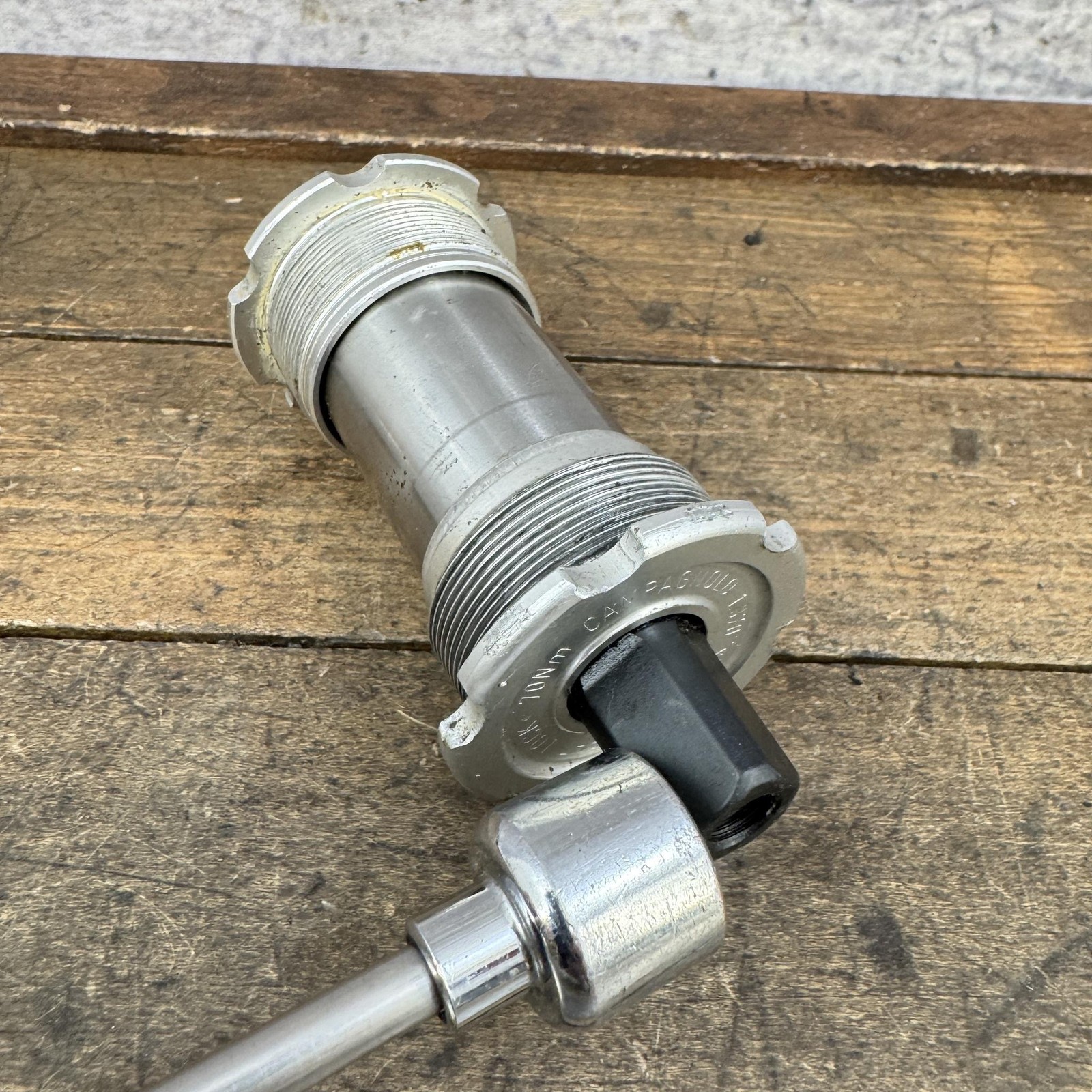 Vintage Campagnolo Bottom Bracket 1.370x24T BSA 111mm ISO English Italy Road