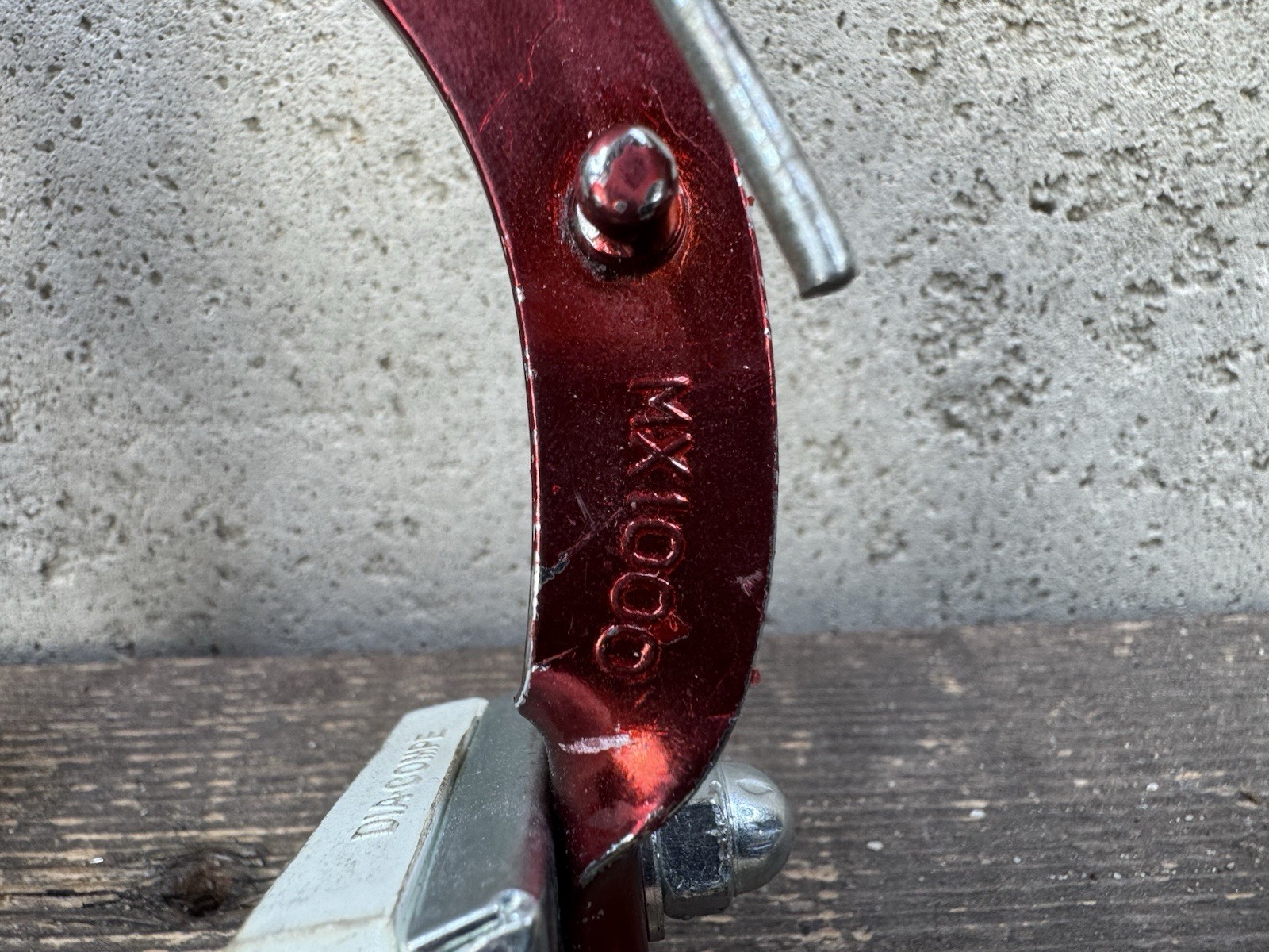 Dia Compe Mx 1000 Red Rear Brake Caliper 05/82 Vintage Old School Bmx