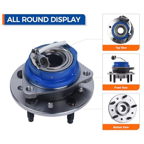 Pair 513137 Front Wheel Hub and Bearing Assembly Compatible with 2004-2005