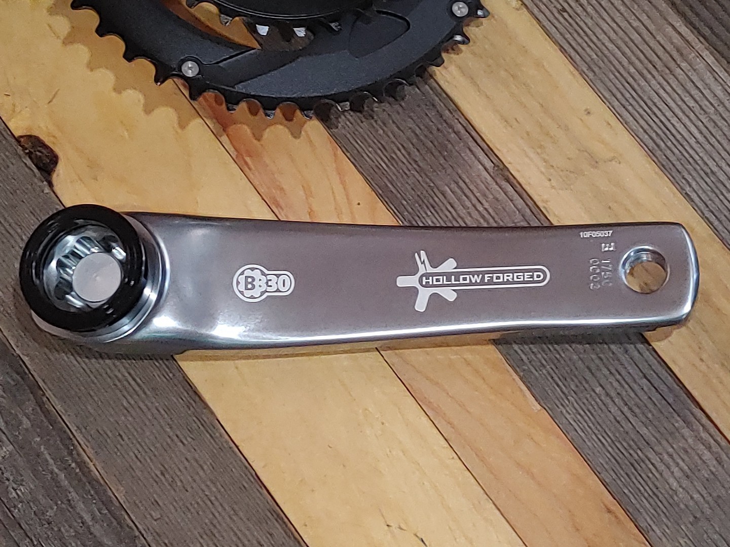 NOS FSA Afterburner Crankset 175 mm BB30 27/40T BCD 86 Hollow Forged Aluminum