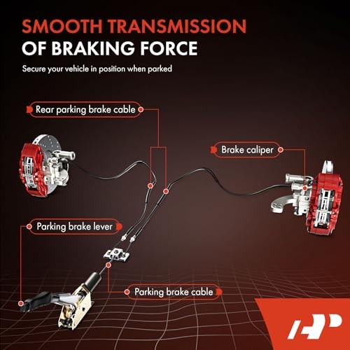 Front Parking Brake Cable Assembly Compatible with Jeep Models | for Grand