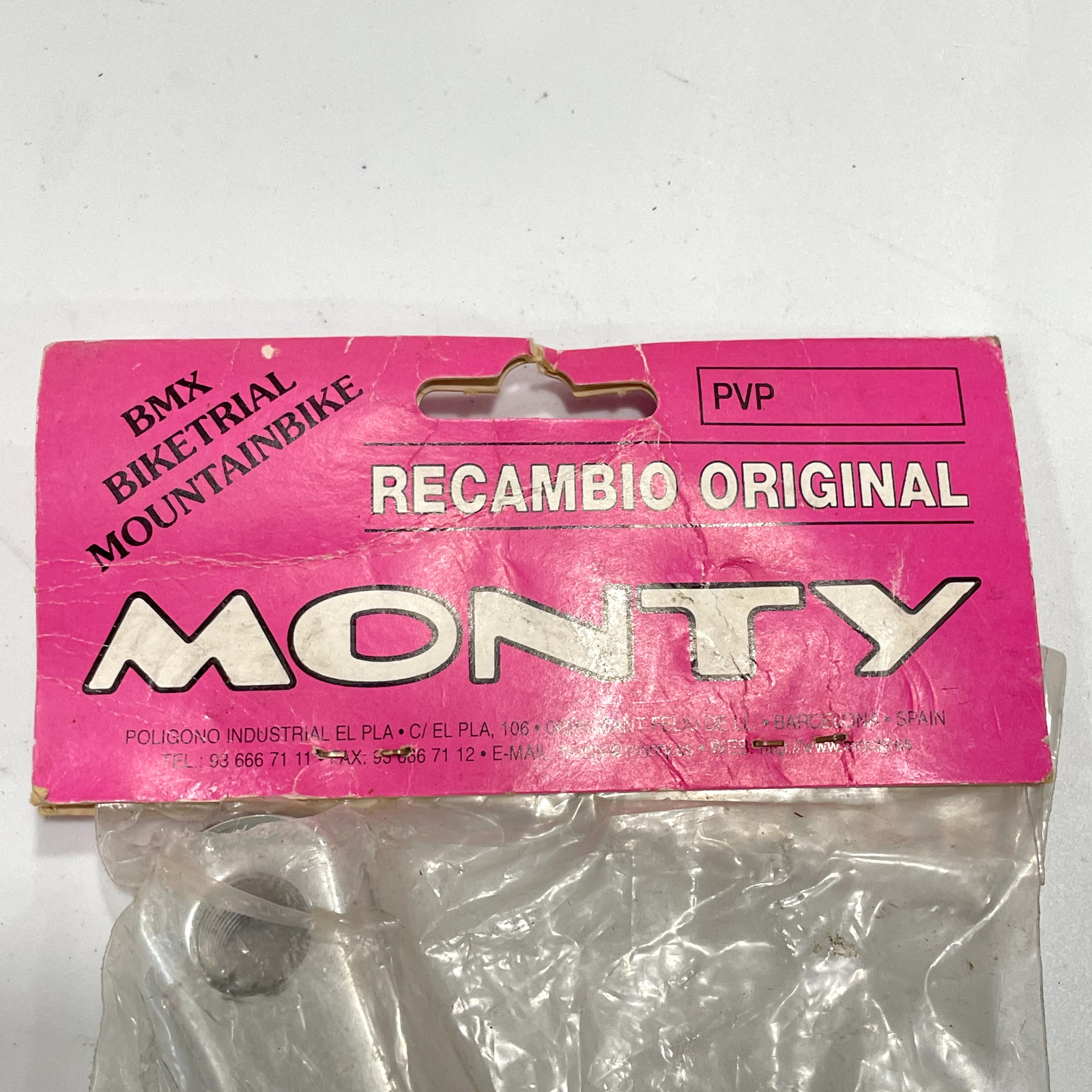 NOS Monty Trial Bike Crank Set Arm Drive Right Sprocket BMX 158 mm New