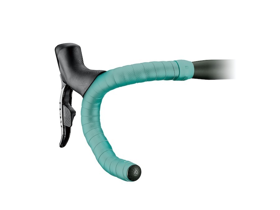 Ciclovation Seitex Handlebar Tape 2D Color Turquoise with Finishing Rings