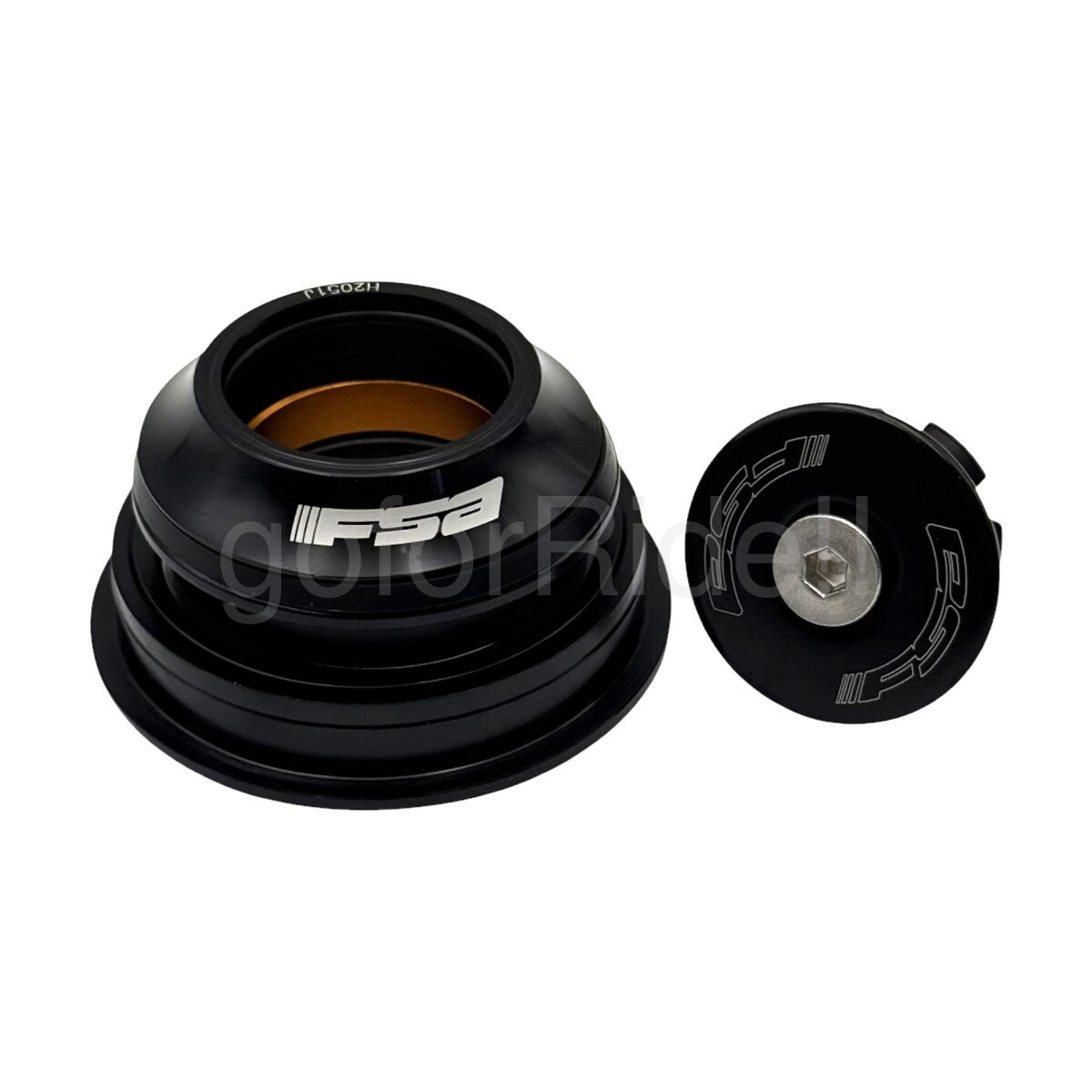 Tapered Headset w/top cap FSA Orbit No.57 ZS 1-1/8″ to 1.5″ OD 50/62mm 8.2mm
