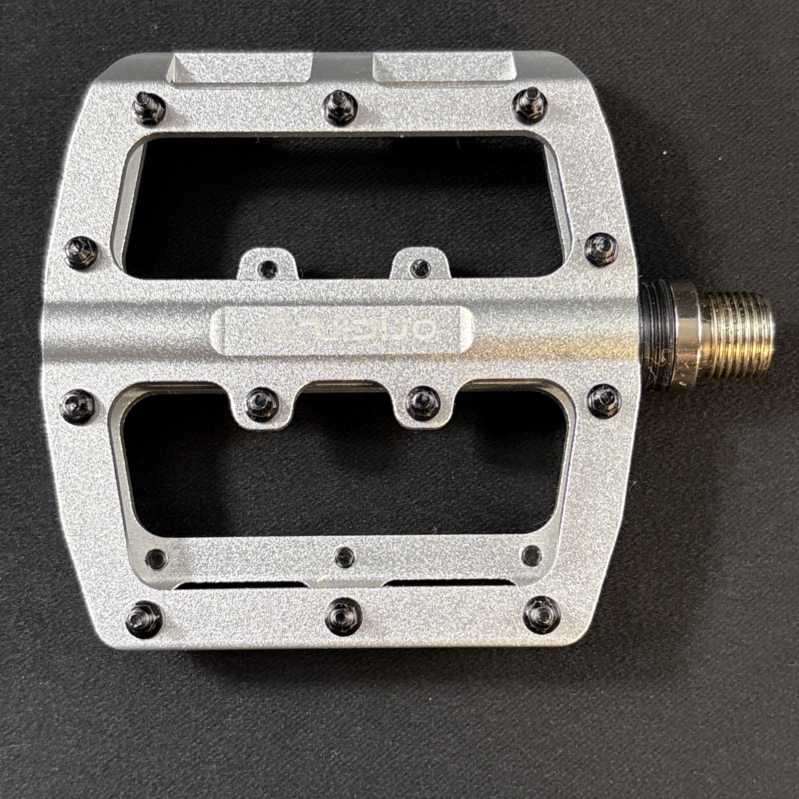 Origin8 Rascal Platform Pedals – CNC Aluminum, Concave Design, Removable Pins S