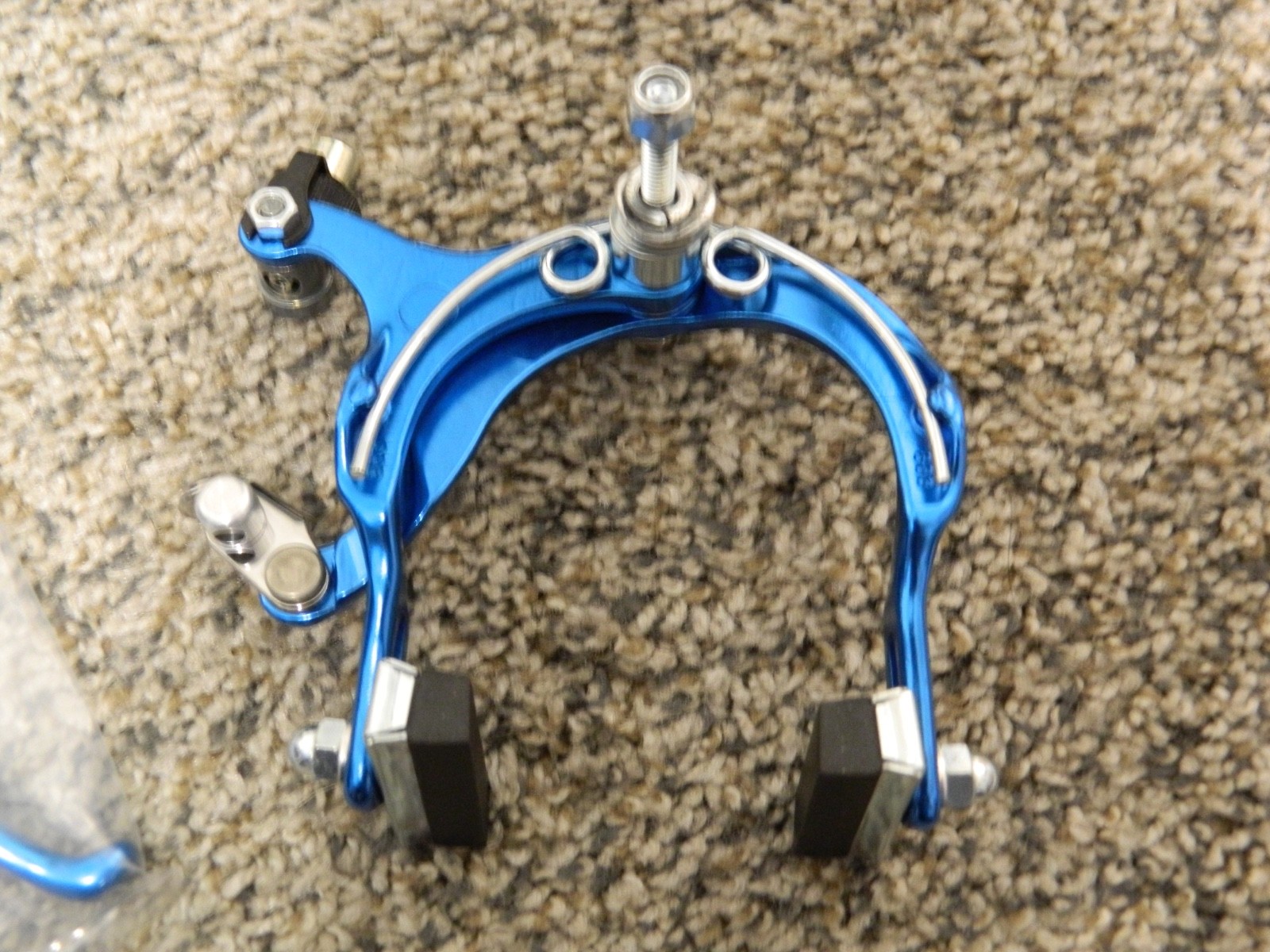 Dia-Compe REAR 883 Nippon BMX brake caliper with right hand brake lever blue