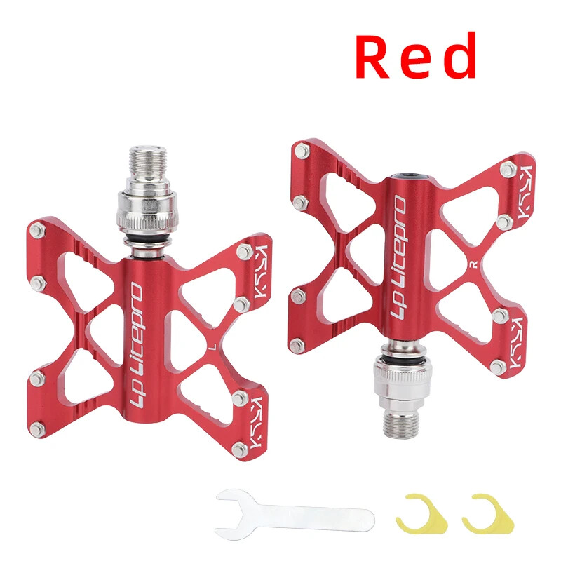 Bike Quick Release Pedal Widened Non-slip DU Sealed Bearing Folding Bike Pedal