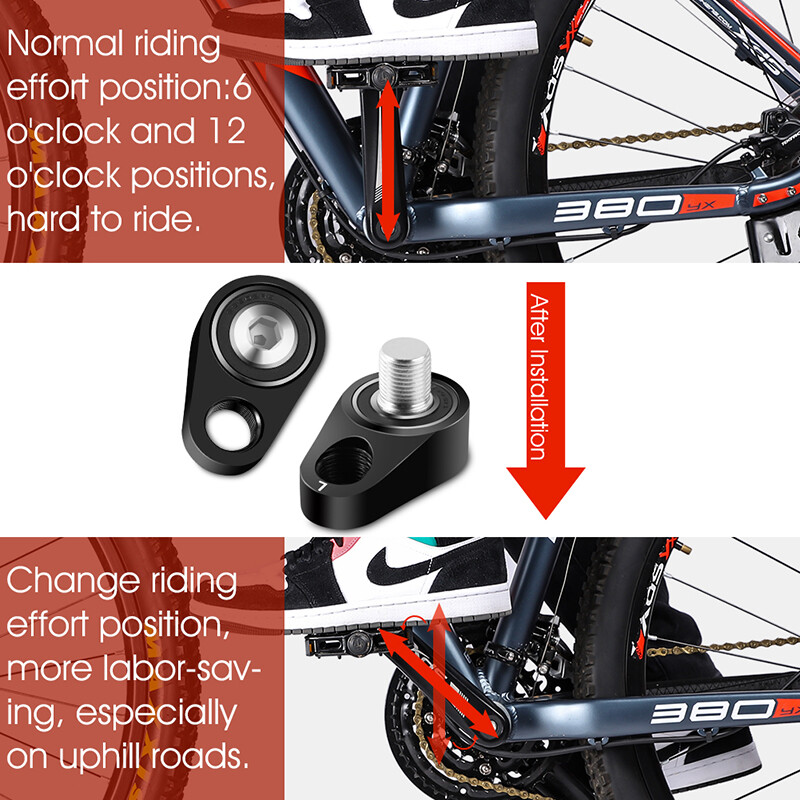 WEST BIKING Labor Saving Bicycle Pedals Adapter Bearing Conversion Magic Stepper