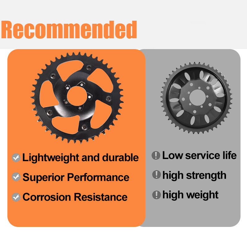 46T 42T E-bike Chainring Motorized Bicycle Chain Wheel FOR BAFANG BBSHD 15% OFF