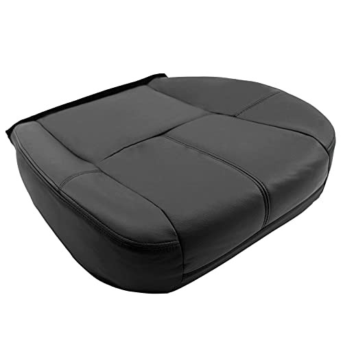 Black Driver Bottom Leather Seat Cover for Chevy Silverado Avalanche 2007-2013