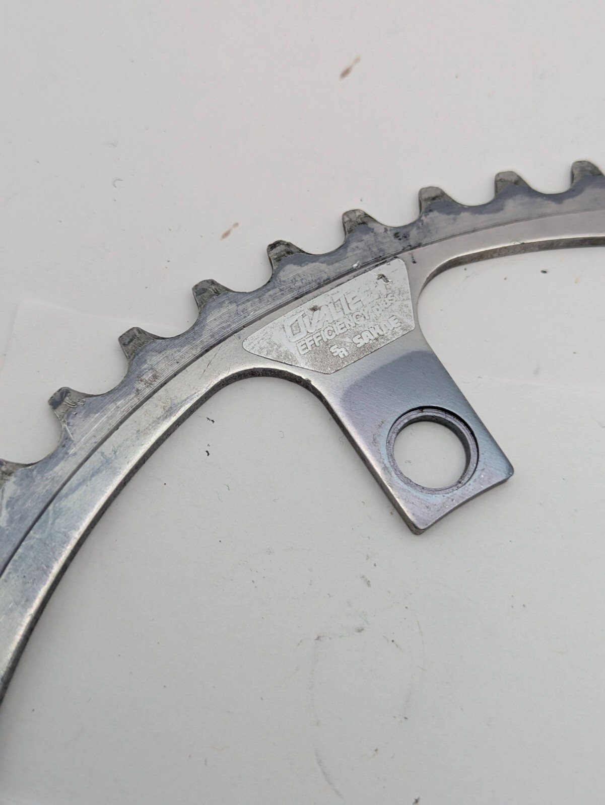 SR SAKAE 52 TOOTH 52T CHAINRING 130MM BCD SILVER 5-ARM ALUMINUM OVAL-TECH 214
