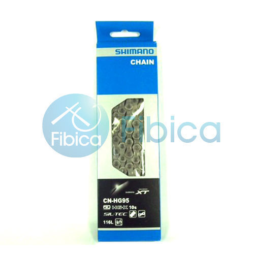 New Shimano Deore XT CN-HG95 Super Narrow 10-speed Chain 116 links fits XTR