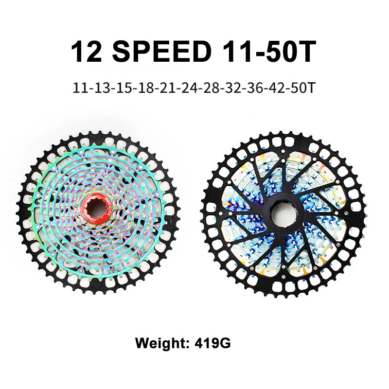 11 Speed 12 Speed Freewheel HG MTB Cassette Maxxlite Bicycle Cassette Ultralight