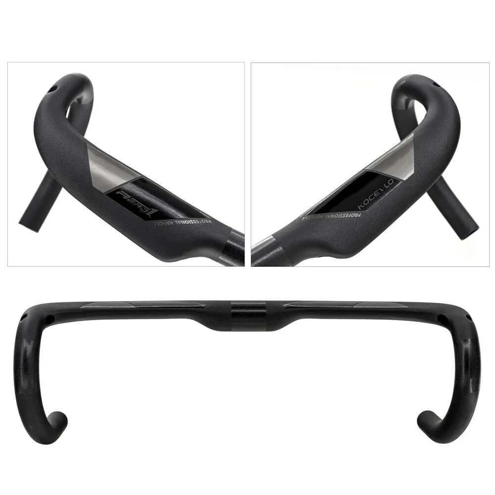 3 Degree Internal Cable Routing Road Bicycle Handlebar Carbon Fiber Bent Bar