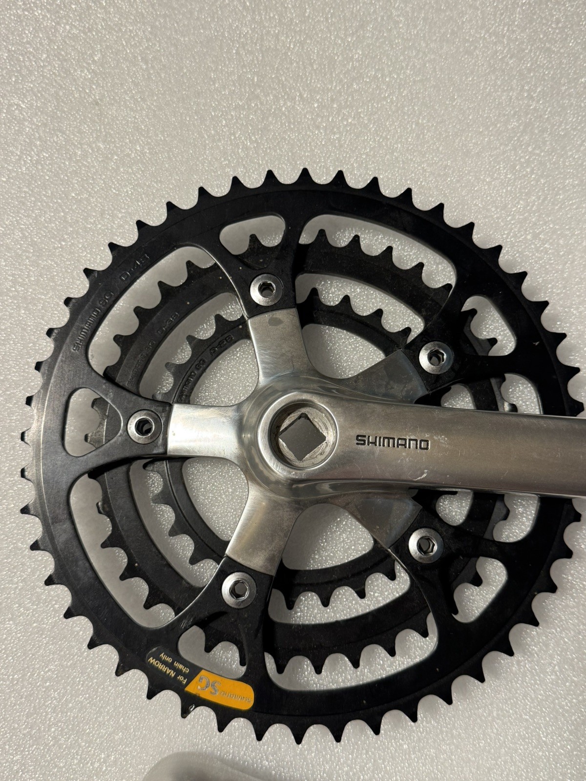 Shimano Deore Xt M730 Nos Crankset 180mm